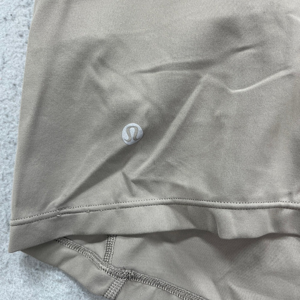 Lululemon Align Tank Top Women 12 Tan Crop Yoga Workout Athleisure Activewear - Picture 3 of 7